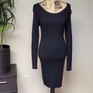 Black Dress w/Long Sleeves